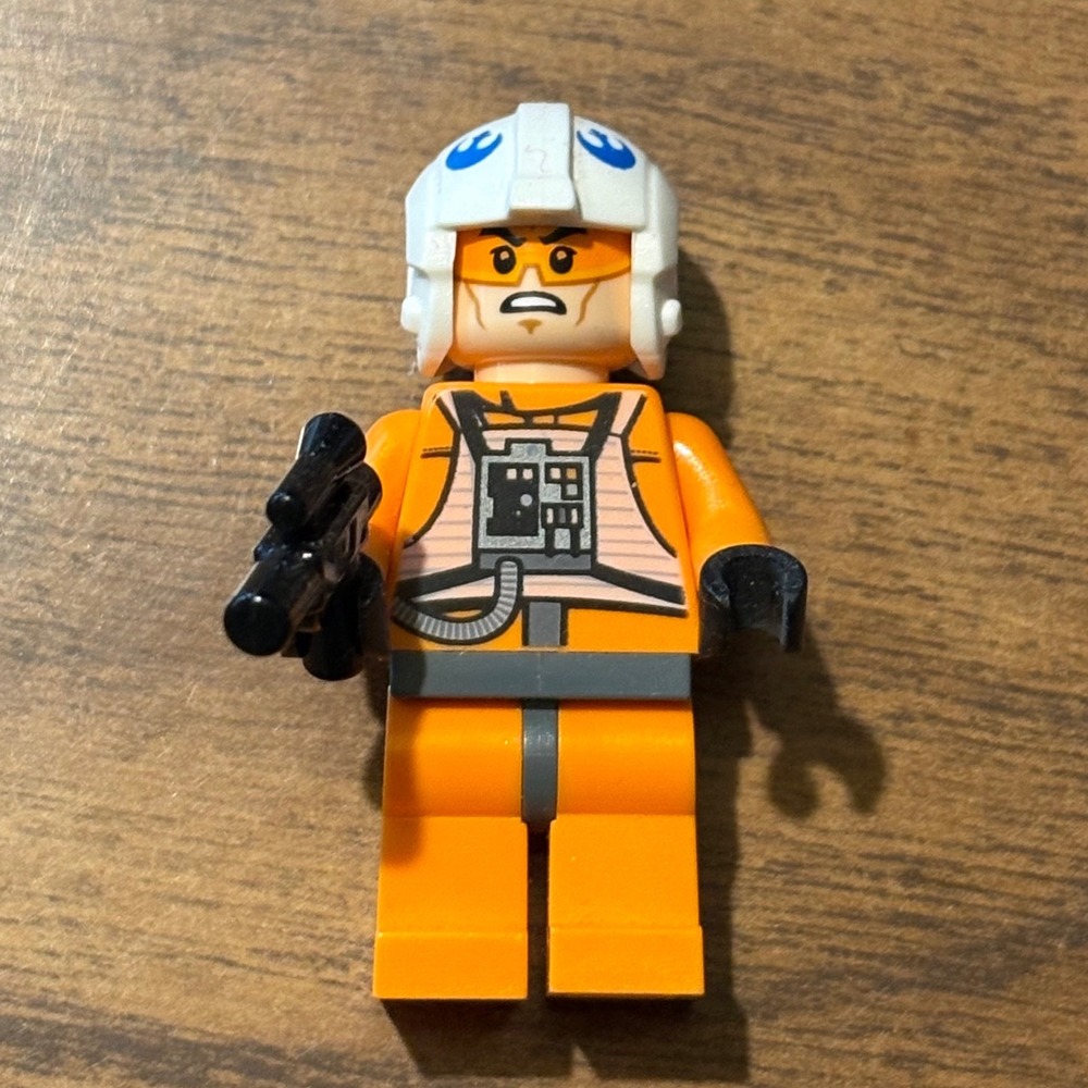 Lego Star Wars Zev Senesca Minifigure sw0260 Rebel Pilot Hoth Blaster Helmet